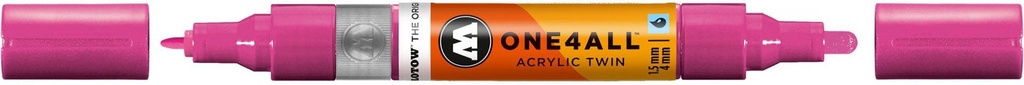 Acrylic Marker One4All Twin 1,5/4mm #232 Magenta Molotow