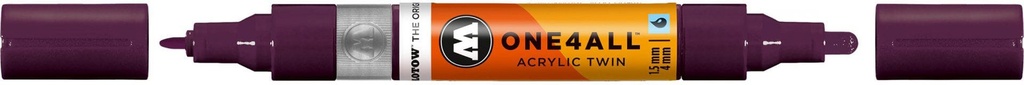 Acrylic Marker One4All Twin 1,5/4mm #233 Purple Violet Molotow