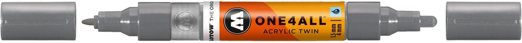Acrylic Marker One4All Twin 1,5/4mm #238 Grey Blue Dark Molotow