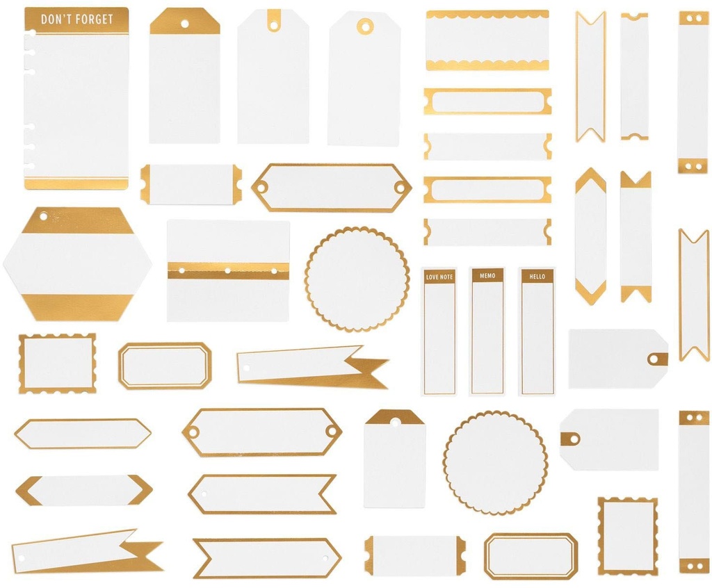 Embellishment - Wr - Printmaker - Tags - Foil