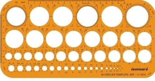 Quilting Template Circle Shapes - 9" x 11"
