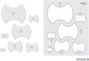 Quilting Template Polygons Shapes - 9" x 11"