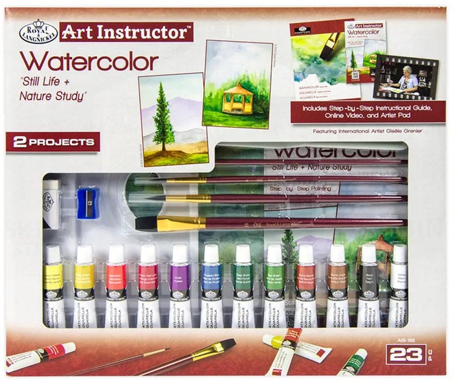 ART INSTRUCTOR W/C PAINT - STILL LIFE & NATURE