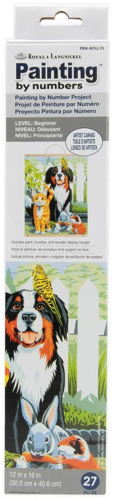 Family Pets Canvas PBN