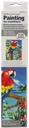 Red Scarlet Macaw Canvas PBN