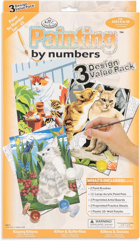 3 Pc Jr Small Cats Set