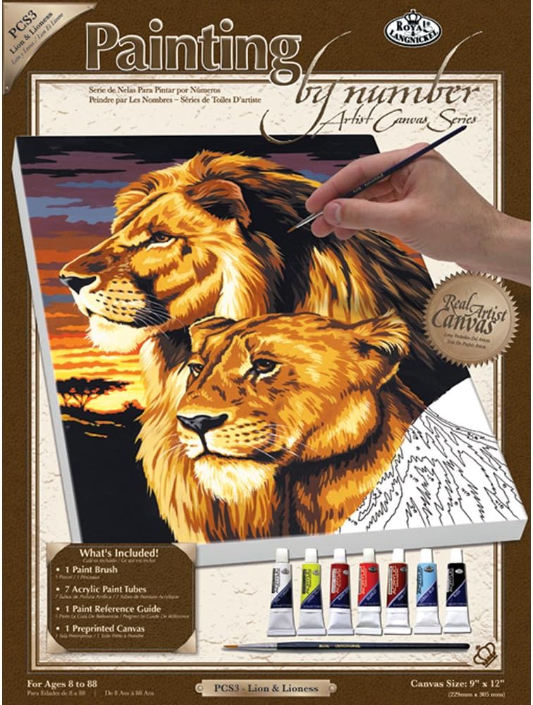 LION CANVAS PAINTING