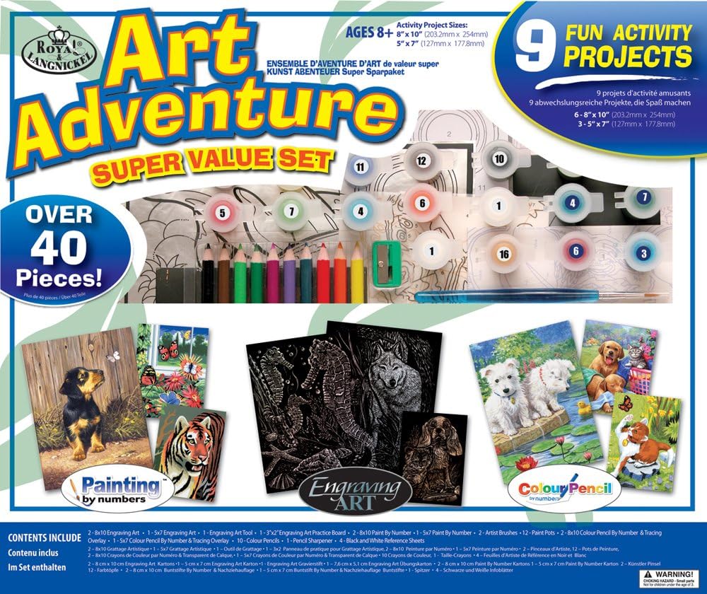 Art Adventure Set 9 Pc Activit-Avs-102