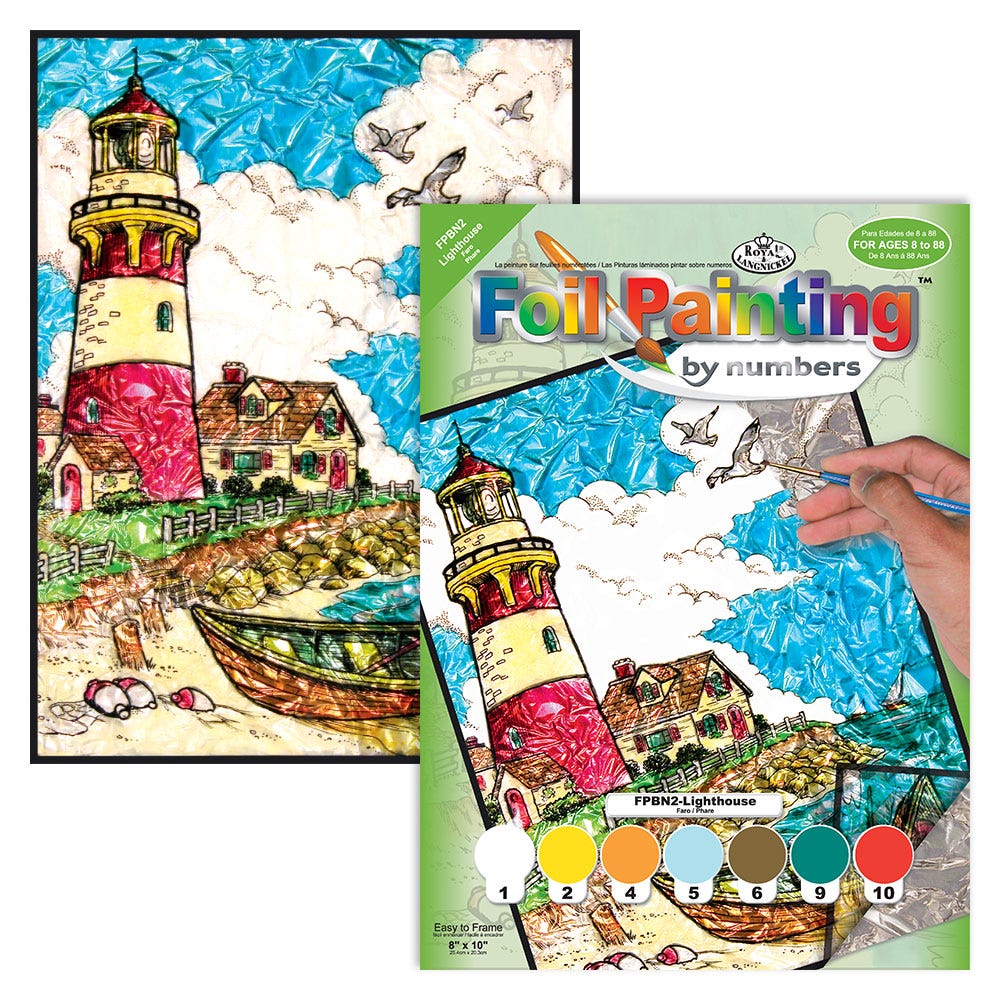 Lighthouse FoilPaintByNumbers