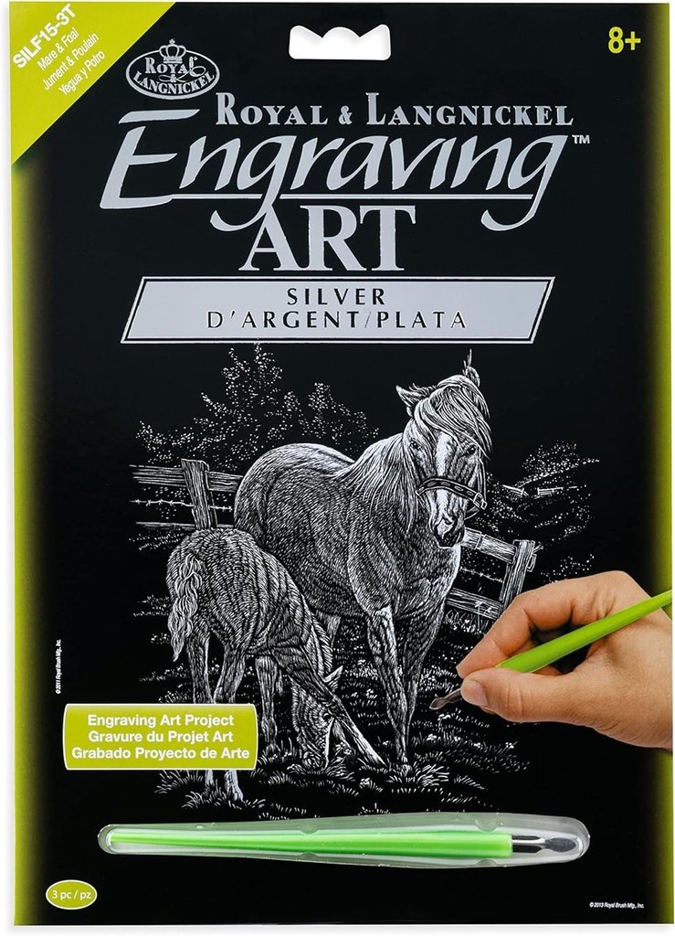 Silver Foil/Mare & Foal