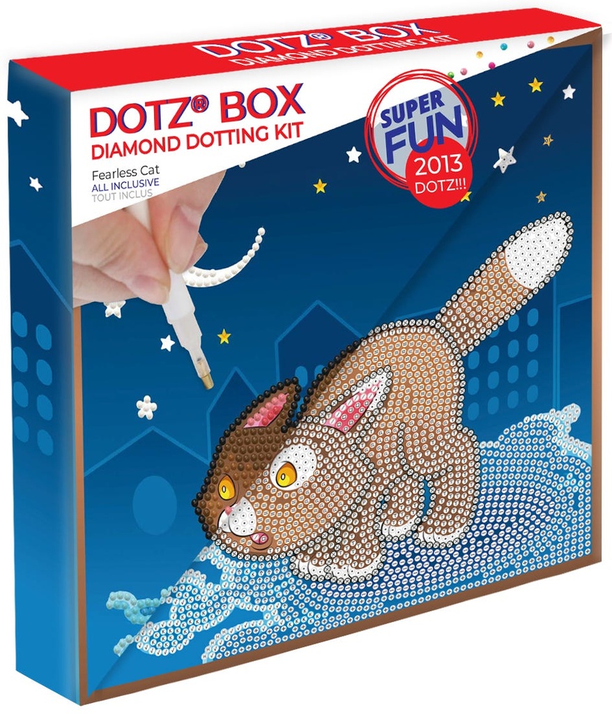 DOTZ BOX Fearless Cat 22.00 x 22.00 CM