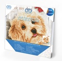 Dotting Diamond Set I love my Dog with Frame 30.50 x 30.50 CM