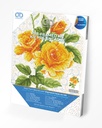 Dotting Diamond Set Yellow Rose Bouquet with Frame 36.00 x 28.00 CM