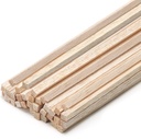 Balsa Wood Squared Shape 10cm X 4 X 4mm Packet of 20 pcs