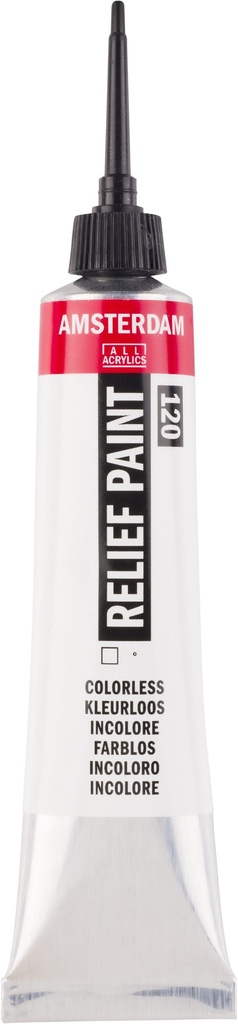 Amsterdam Relief Paint Tube 20 ml colorless 120