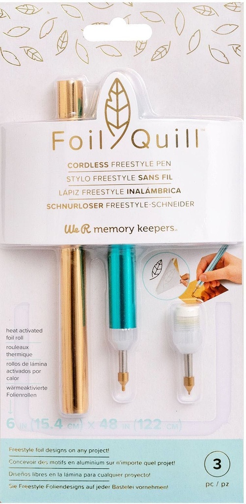 Tool - Wr - Foil Quill - Cordless Freestyle Pen - Includes Pen, Standard And Fine Tip<Comma> And Go