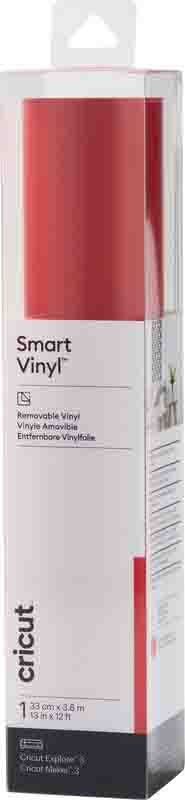 Cricut Smart Vinyl Removable 33x366cm 1 sheet (Red)