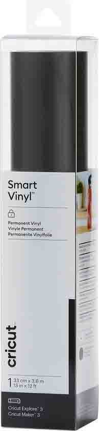 Cricut Smart Vinyl Permanent 33x366cm 1 sheet (Black)