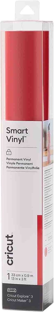 Cricut Smart Vinyl Permanent 33x91cm 1 sheet (Red)