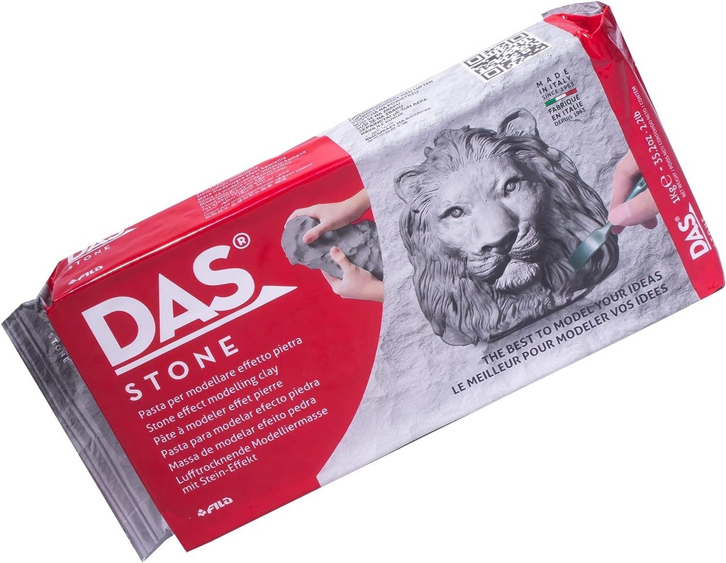 Air Dry Clay, Stone effect, Package 1 kgDAS