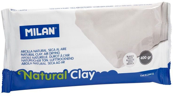 Air Dry Clay,Natural, White Colour (400 G)