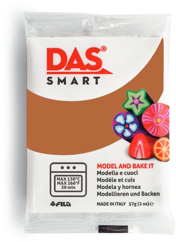 Oven Clay, Double -pack 2x28.5g, Caramel - DAS Smart 57g