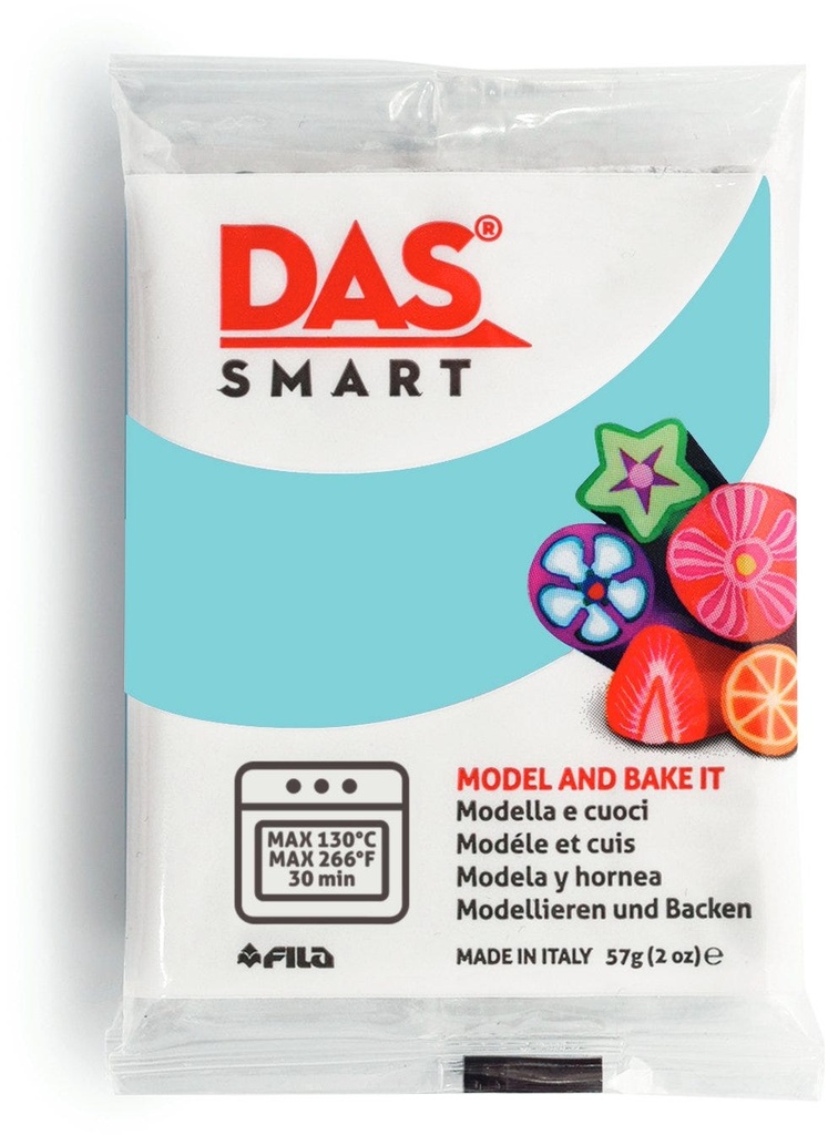 Oven Clay, Double -pack 2x28.5g, Jade - DAS Smart 57g