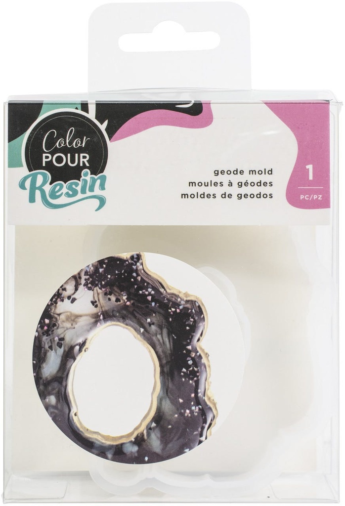 Mold - Ac - Color Pour Resin - Geode