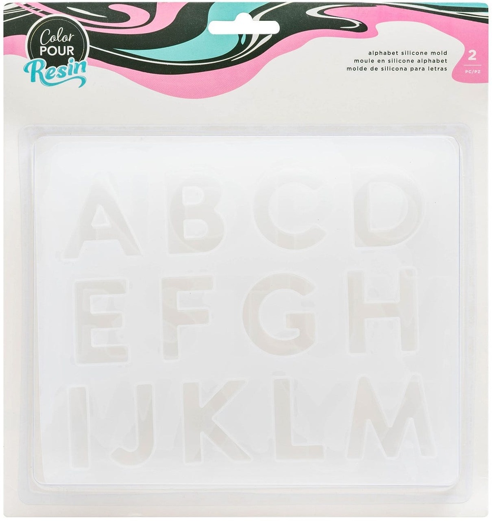 Mold - Ac - Color Pour Resin - Alpha (2 Piece)