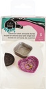 Mold - Ac - Color Pour Resin - Catch All Dish - Square, Circle And Heart (3 Piece)