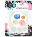Medium - AC - Color Pour Resin - Buttons Mold