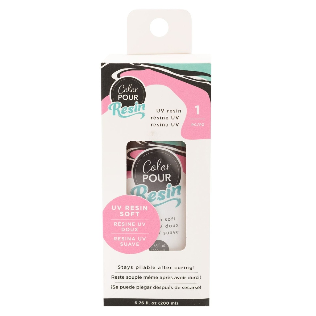 Resin - AC - Color Pour Resin - Uv Resin - Soft - 6.76 Oz.
