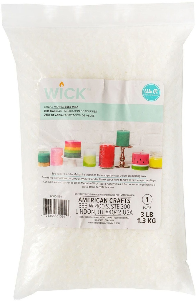 Wax - Wr - Wick - Bees - 3 Ib