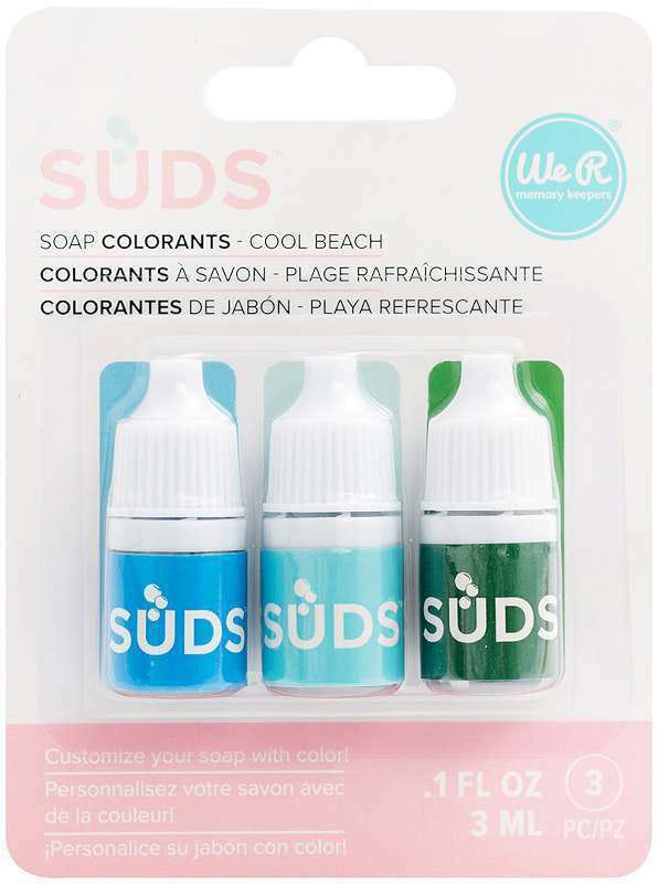 Accessories - Wr - Suds Soap Maker - Colorant - Cool Beach - .1 Oz Bottles (3 Piece)