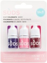 Accessories - Wr - Suds Soap Maker - Colorant - Berry - .1 Oz Bottles (3 Piece)