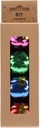 Gift Ribbon Set of 4, 5mm x10m PP ( LIL,GRN, DBU, RED )