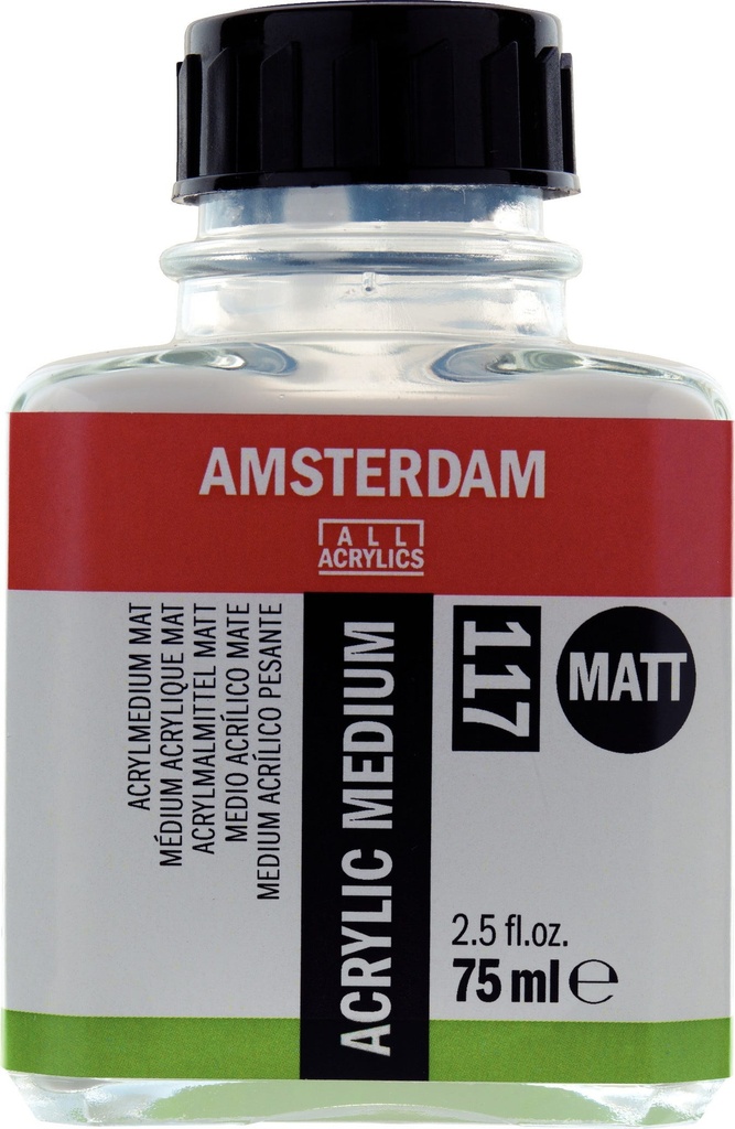 Amsterdam Acrylic medium matt 117 bottle 75 ml