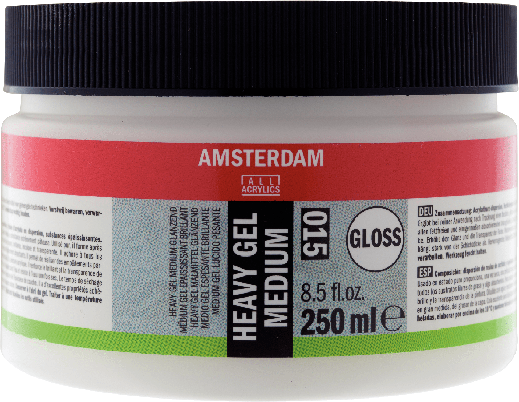 Amsterdam Heavy gel medium gloss 015 jar 250 ml
