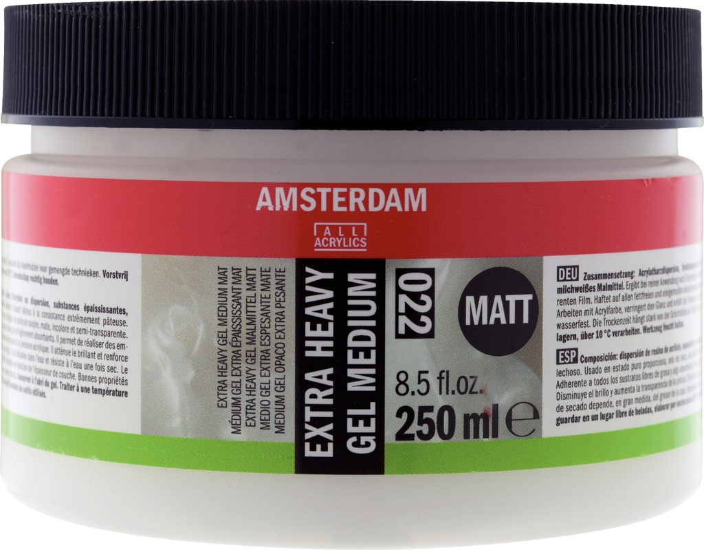 Amsterdam Extra heavy gel medium matt 022 jar 250 ml
