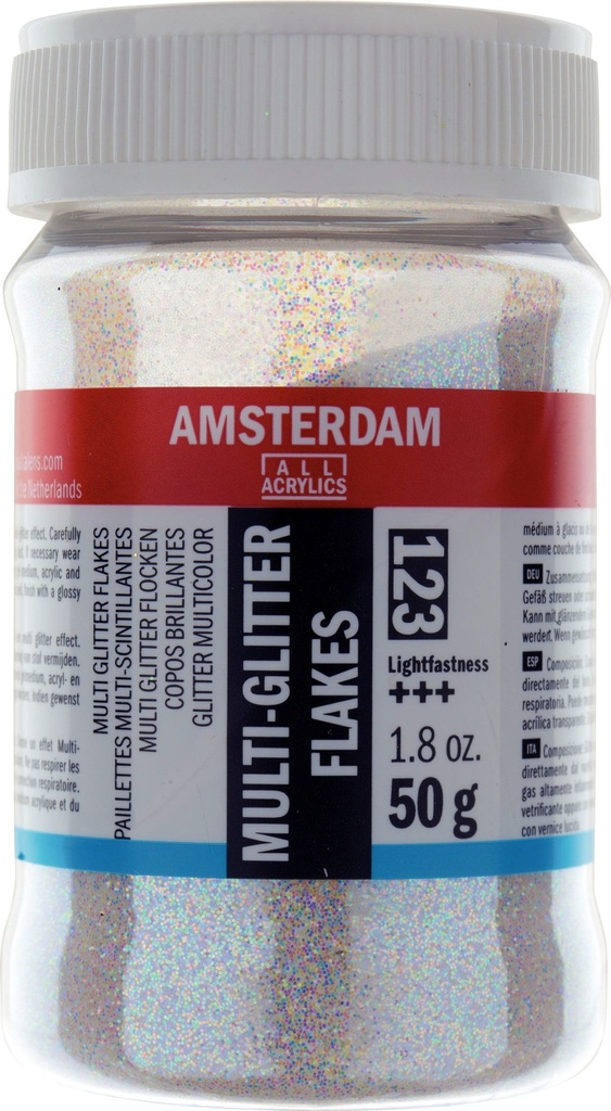 AAC MULTI GLITTER FLAKES 50GR