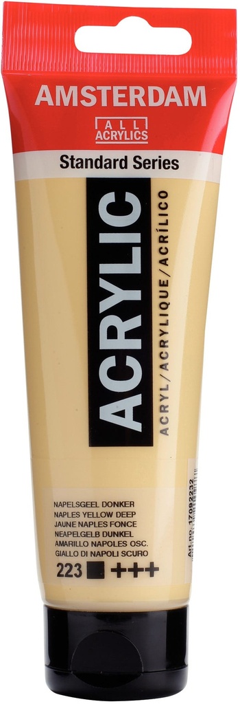 Amsterdam Standard Series Acrylic Tube 120 ml Naples Yellow Deep 223