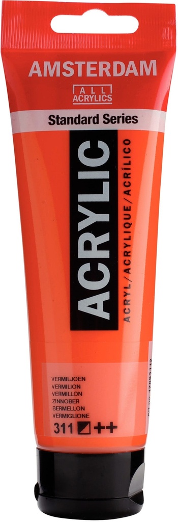 Amsterdam Standard Series Acrylic Tube 120 ml Vermilion 311