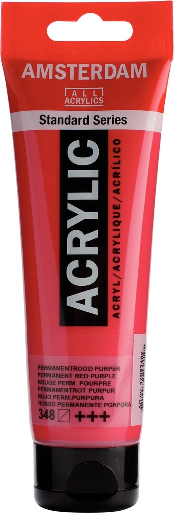 Amsterdam Standard Series Acrylic Tube 120 ml Permanent Red Purple 348