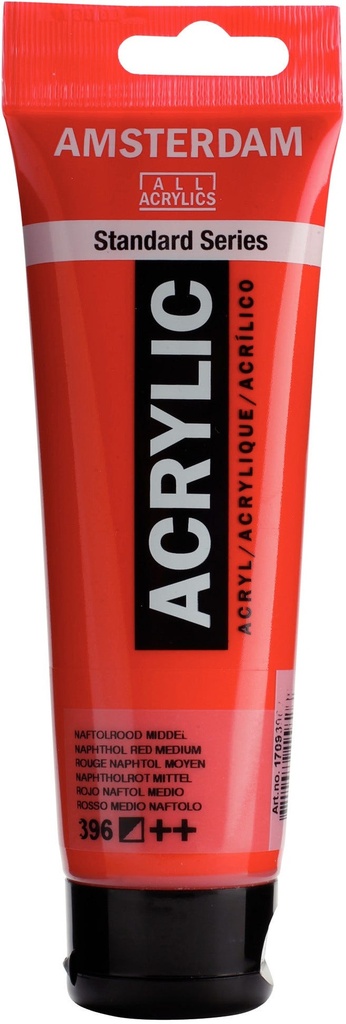 Amsterdam Standard Series Acrylic Tube 120 ml Naphthol Red Medium 396