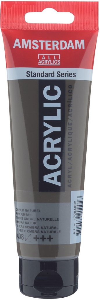 Amsterdam Standard Series Acrylic Tube 120 ml Raw Umber 408