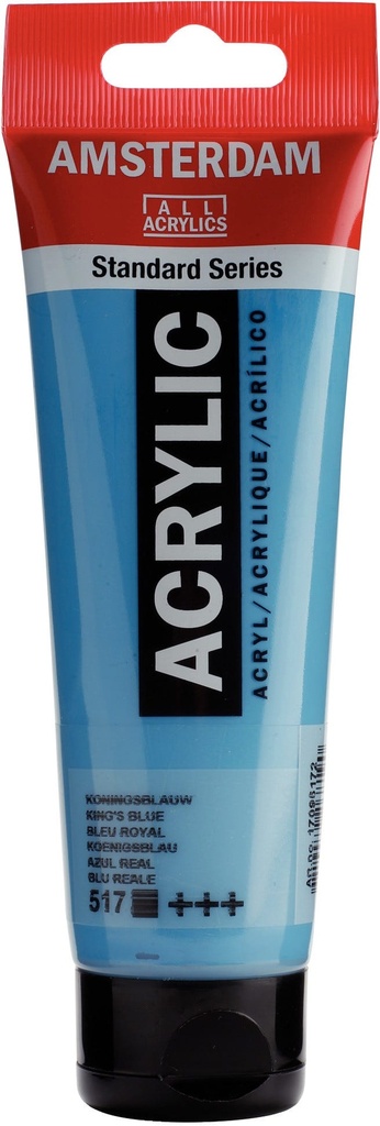 Amsterdam Standard Series Acrylic Tube 120 ml King's Blue 517