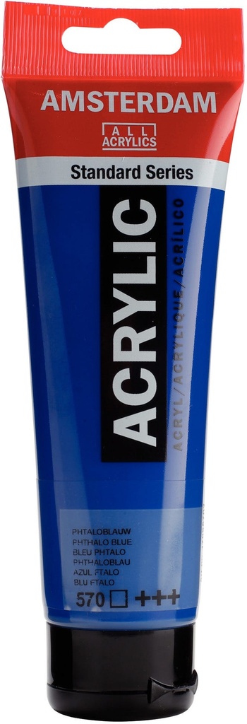 Amsterdam Standard Series Acrylic Tube 120 ml Phthalo Blue 570