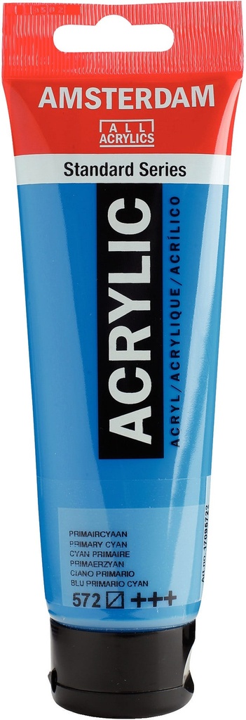 Amsterdam Standard Series Acrylic Tube 120 ml Primary Cyan 572