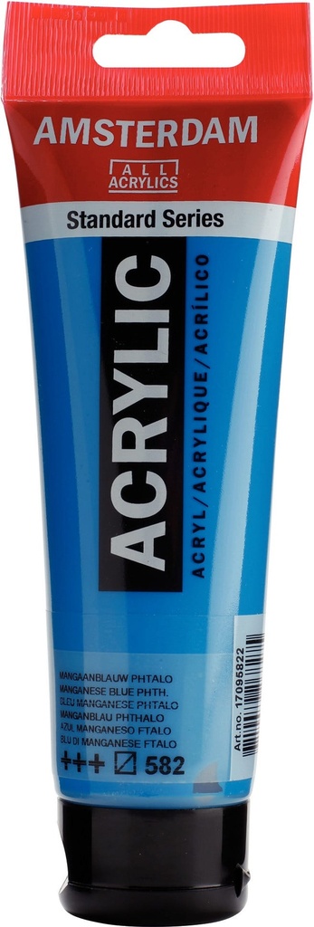 Amsterdam Standard Series Acrylic Tube 120 ml Manganese Blue Phthalo 582