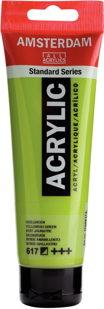 Amsterdam Standard Series Acrylic Tube 120 ml Yellowish Green 617